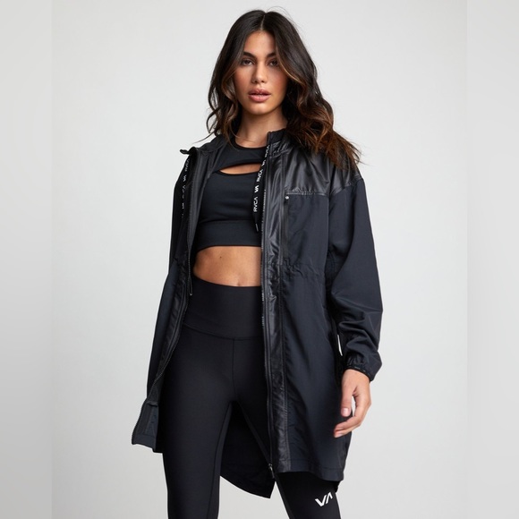 🖤RVCA Matte Shine Parka🖤 - Picture 1 of 16
